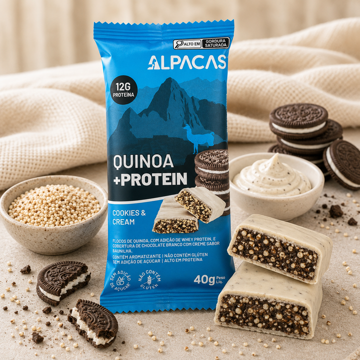 Barras de Proteína Cookies & Cream 40g