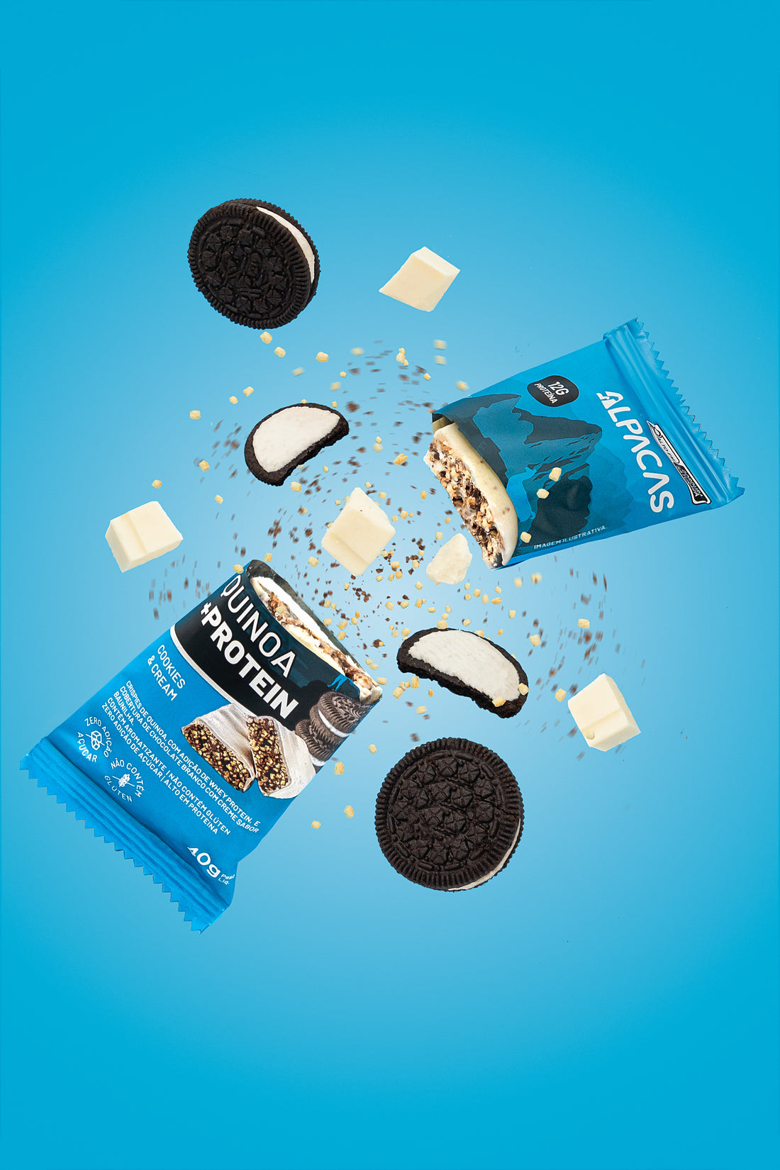 Barras de Proteína Cookies & Cream 40g