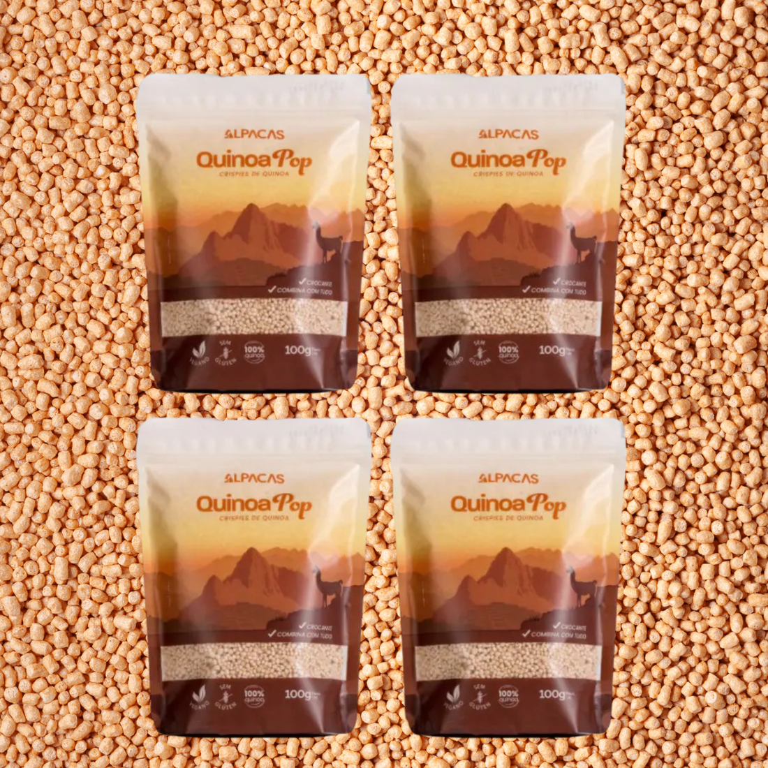 4 Unidades Quinoa Pop 100g