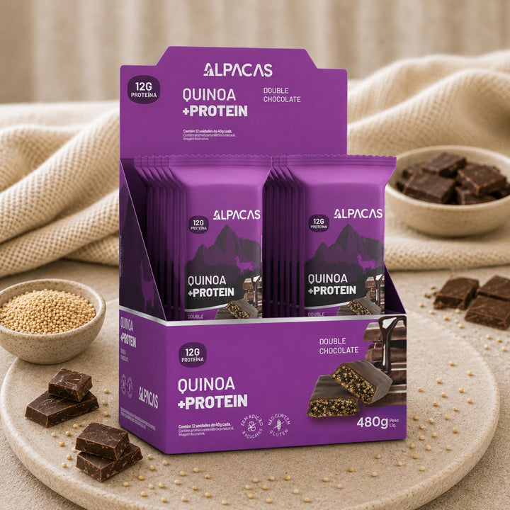 12 Barras de Proteína - Double Chocolate
