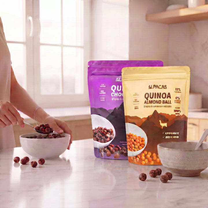 Combo: 1 Quinoa Choco Ball + 1 Quinoa Almond Ball