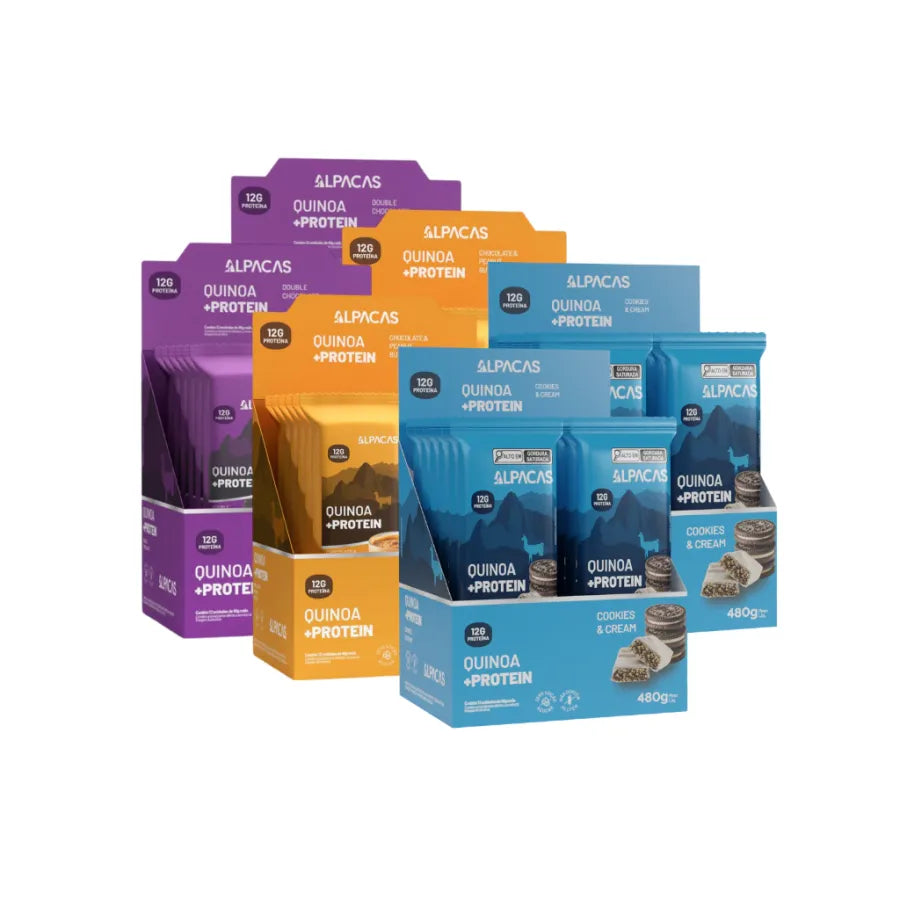Combo: 6 Displays de Barras de Proteína